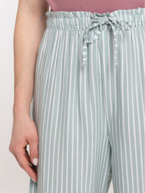 Bas de pyjama pantalon rayé...