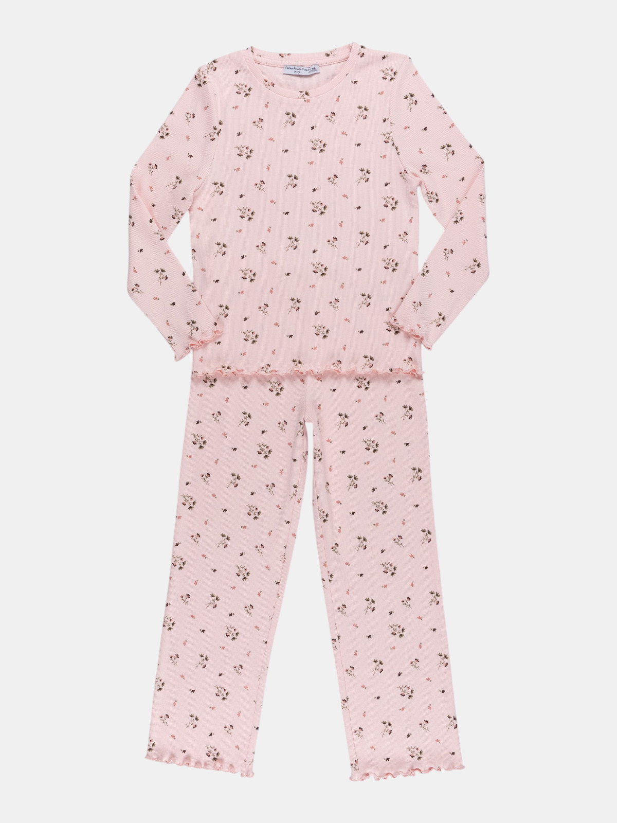Pyjama motif fleuri fille (3-8A) Pyjama motif fleuri fille (3-8A)