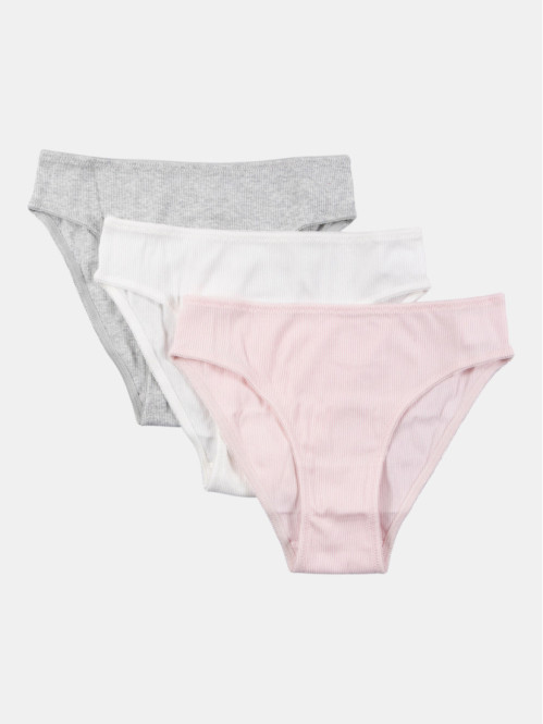 Lot de 3 culottes côtelées...