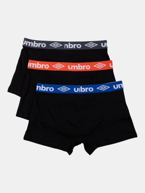 Lot de 3 boxers Umbro noir...