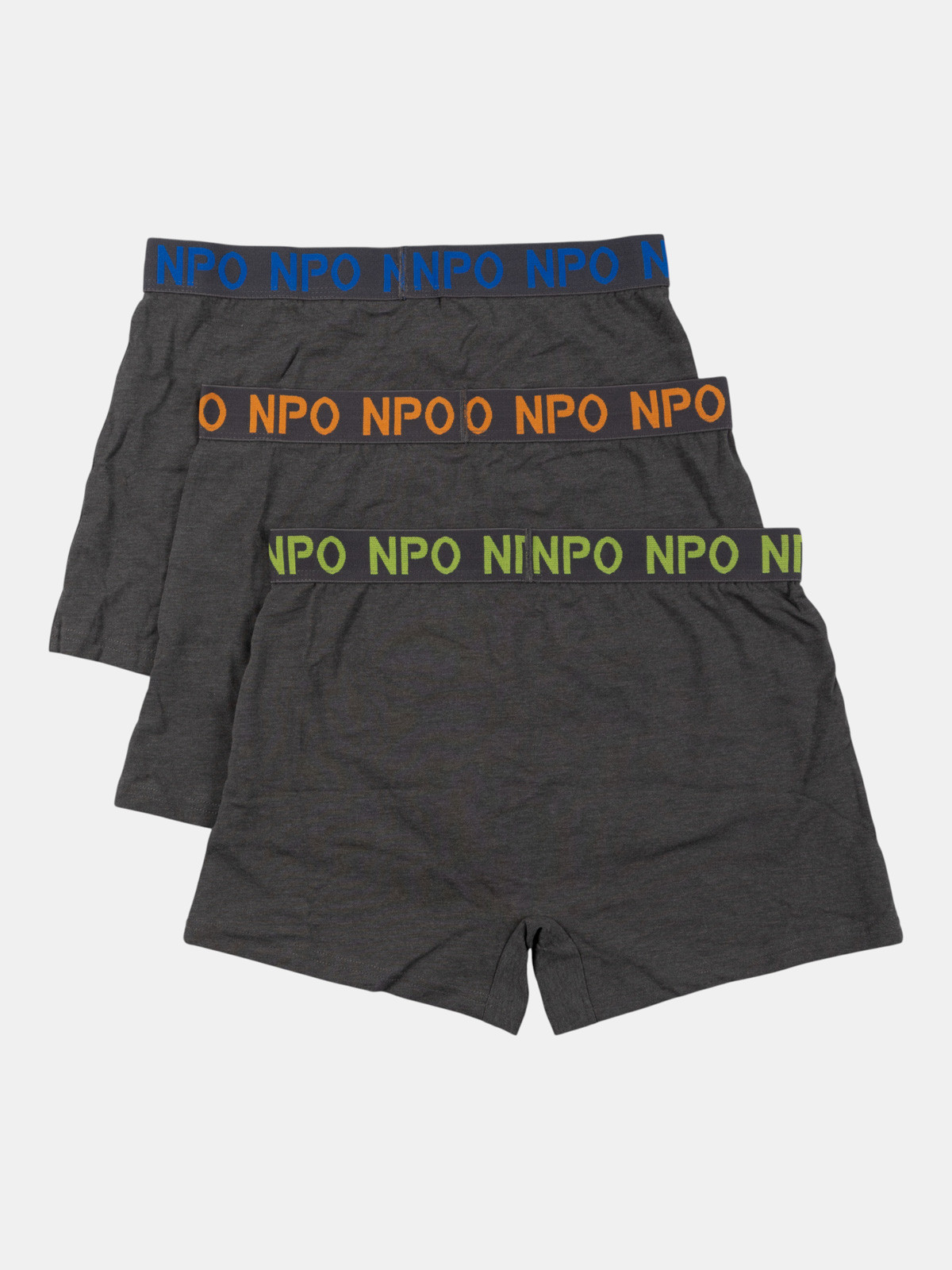 Lot de 3 boxers gris homme