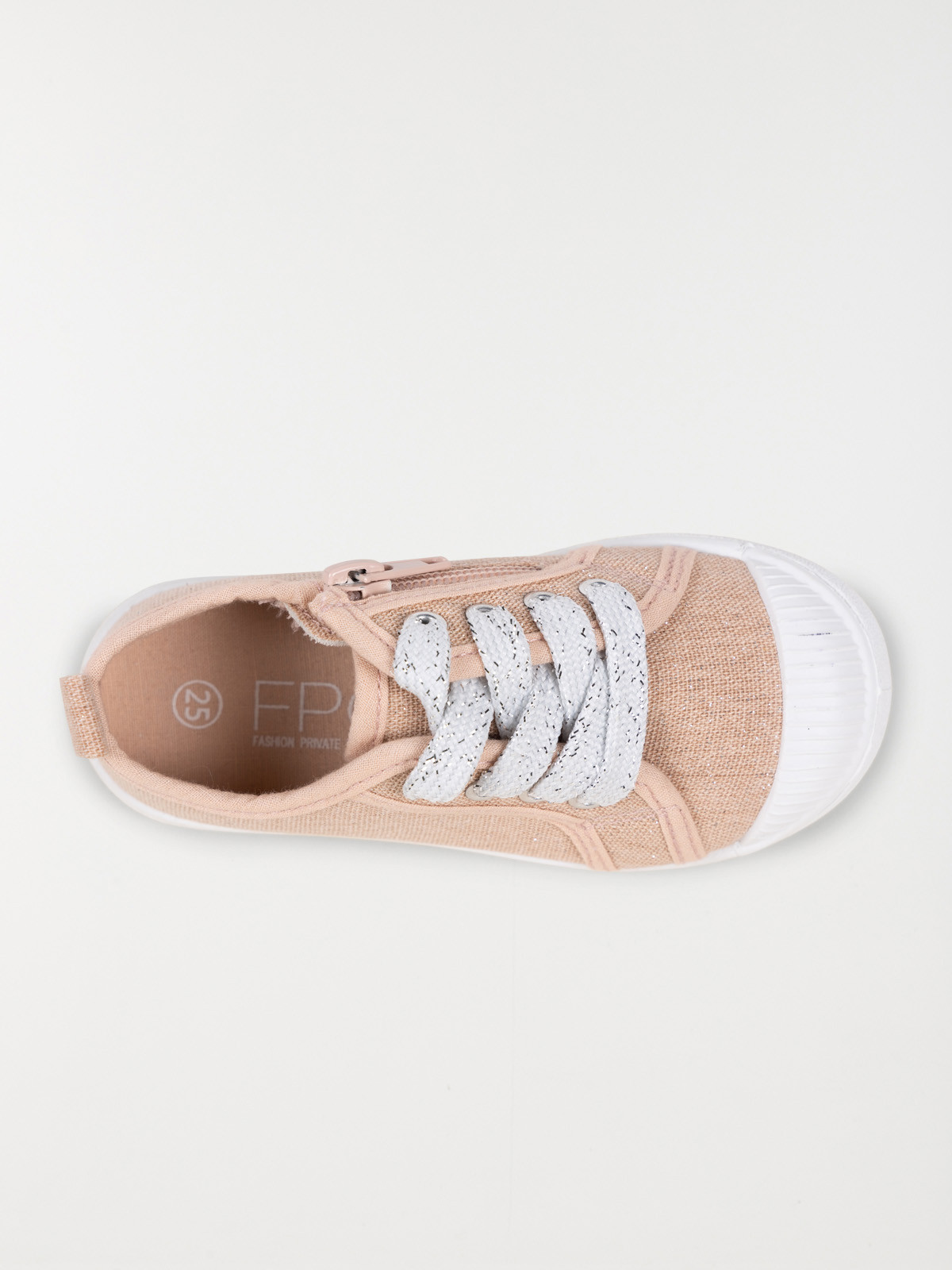 Basket toile rose fille (26-30)