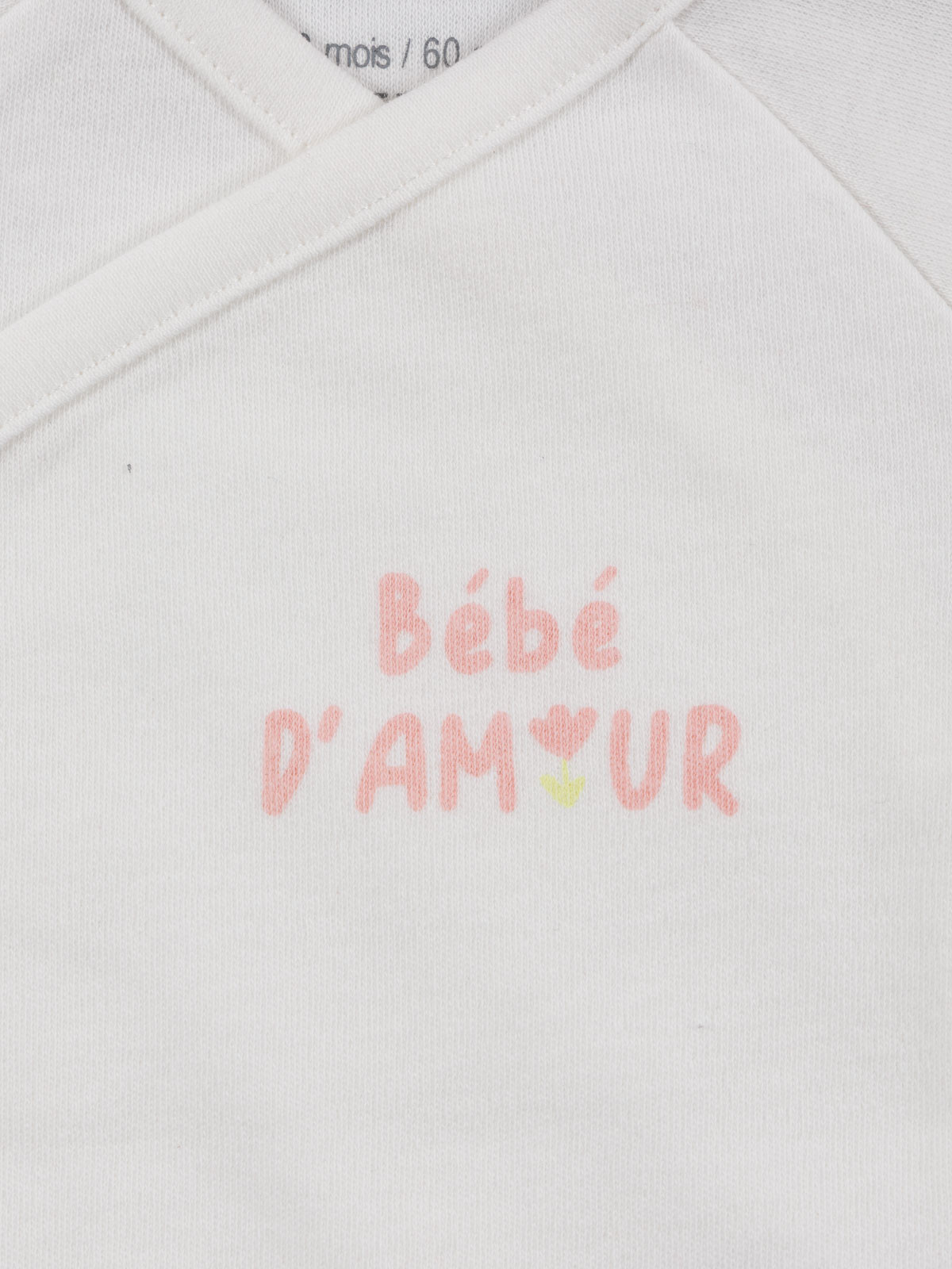 Lot 2 bodies bébé d'amour fille (0-9M)