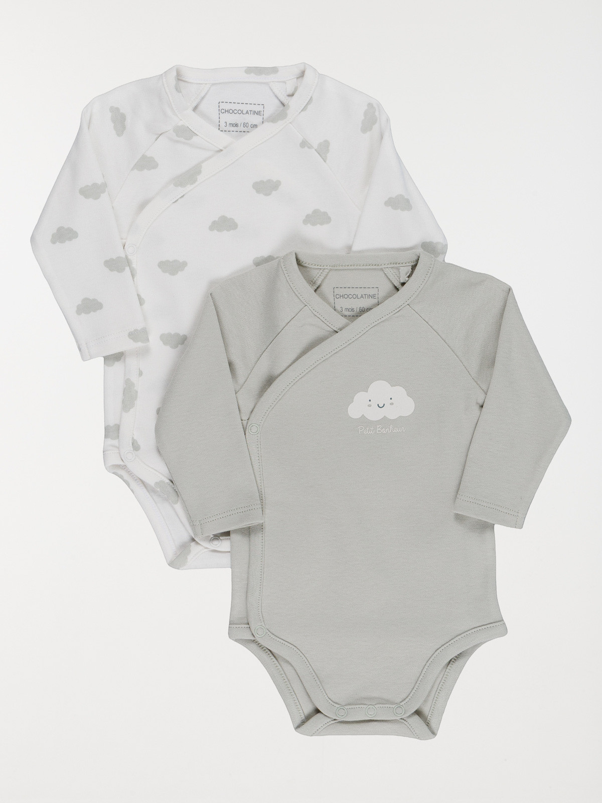 Lot bodies petit bonheur garçon (0-9M) Lot bodies petit bonheur garçon (0-9M)