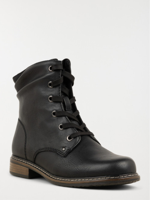 Bottines lacets et zip...