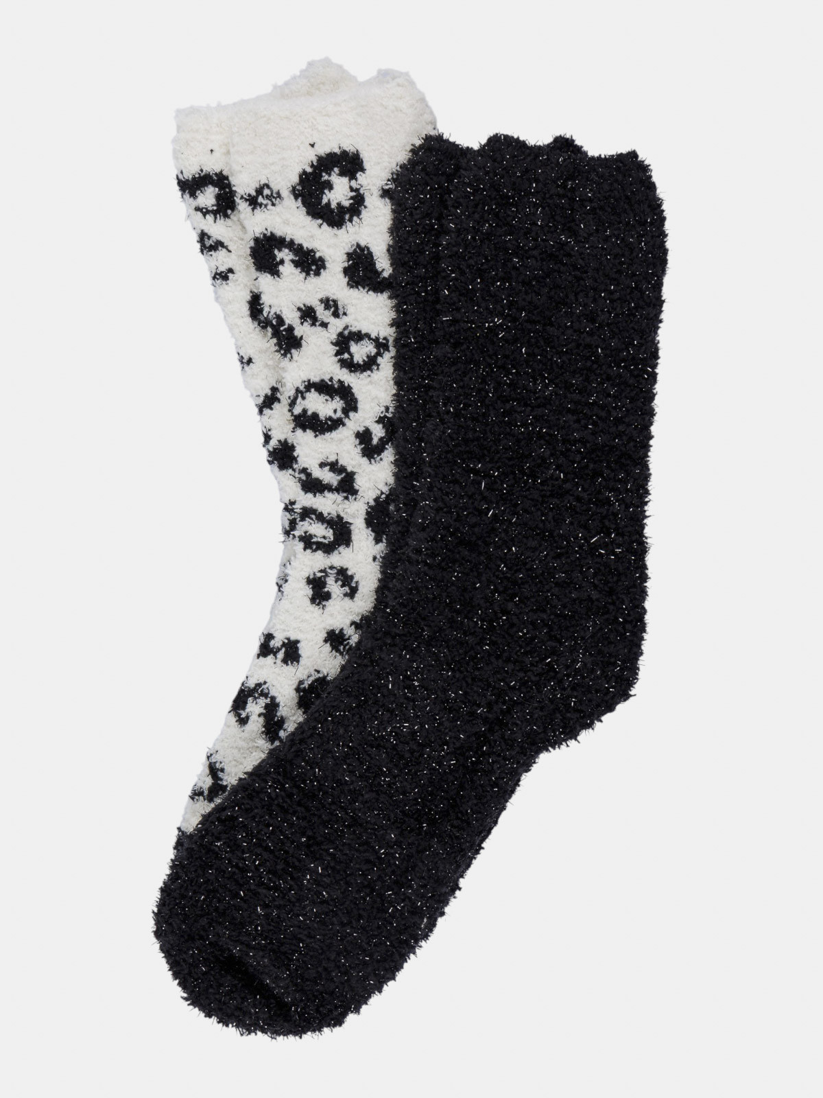 Lot de 2 paires chaussettes douces femme Lot de 2 paires chaussettes douces femme