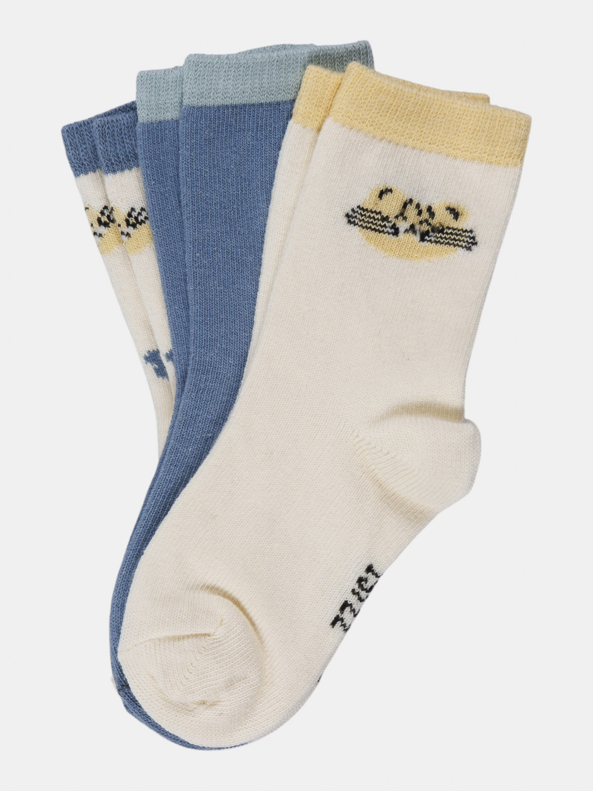 Lot 3 paires de chaussettes chat garçon