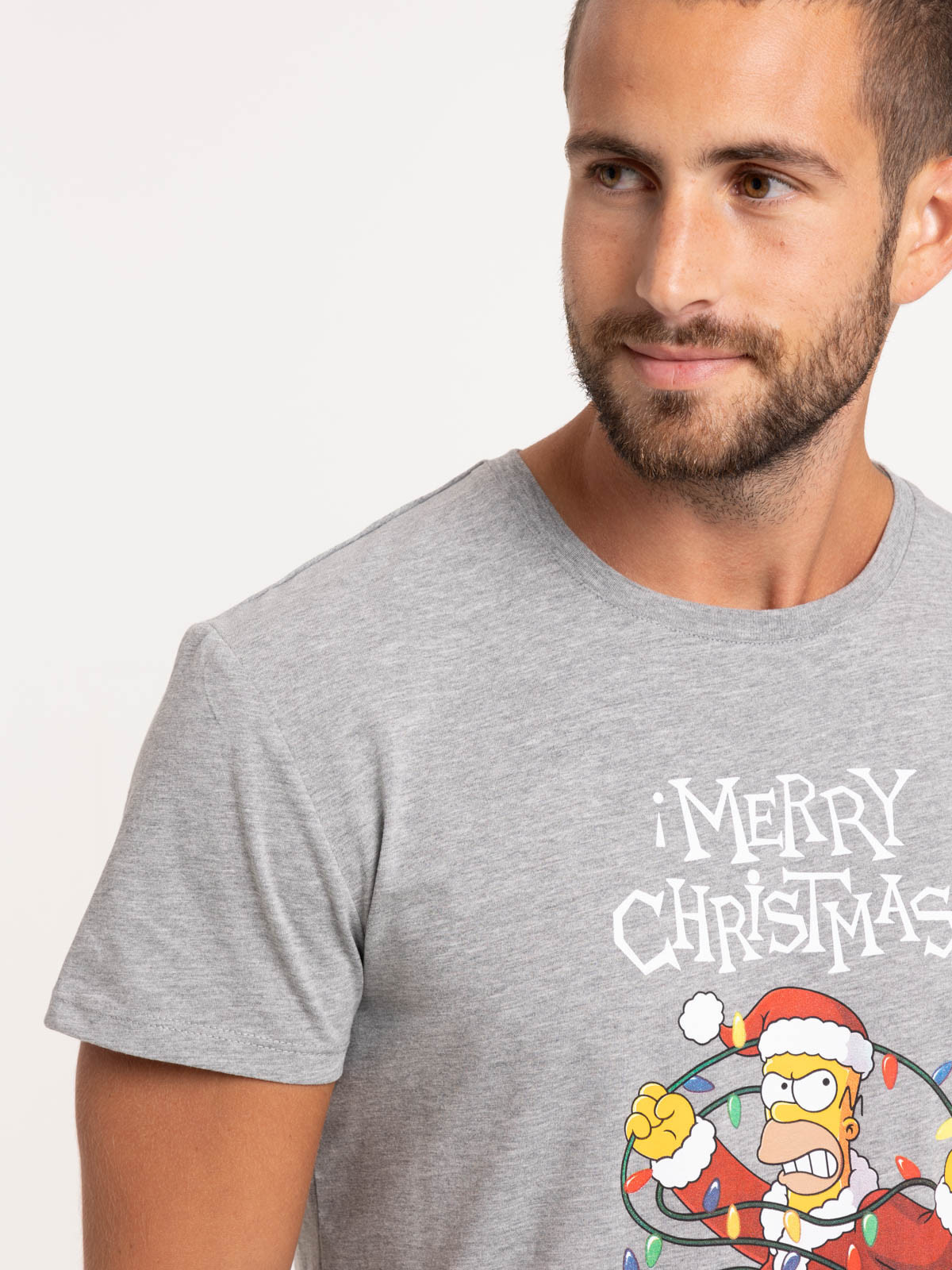 T-shirt de Noël Homer Simpson homme T-shirt de Noël Homer Simpson homme