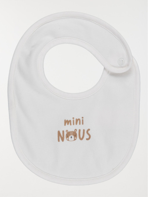 Lot de 3 bavoirs bébé Mini...
