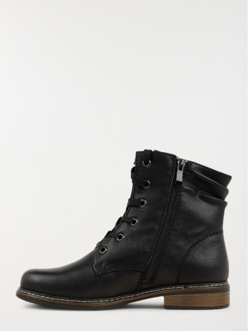 Bottines lacets et zip...