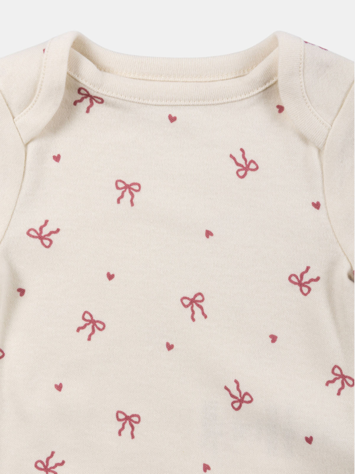 Lot de 3 bodies noeuds fille (3-24M) Lot de 3 bodies noeuds fille (3-24M)