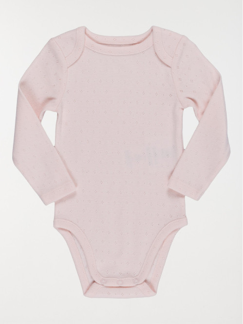 Lot de 3 bodies unis fille...