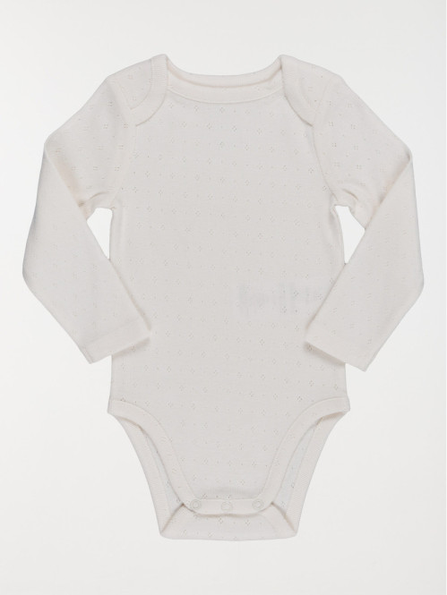Lot de 3 bodies unis fille...