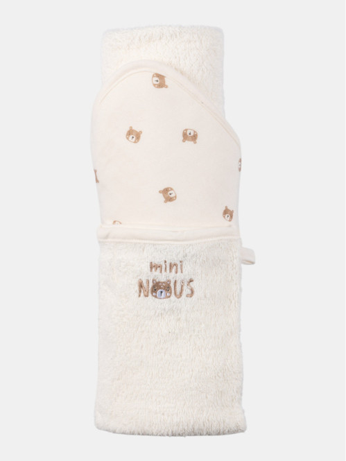 Cape de bain et gant Mini...