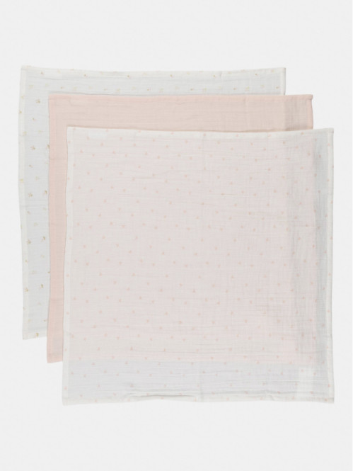 Lot 3 langes fleurs 60 x 60...