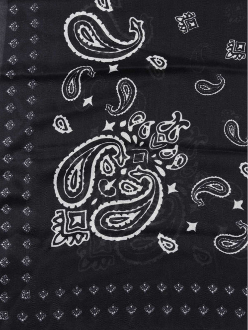 Foulard bandana pompon femme