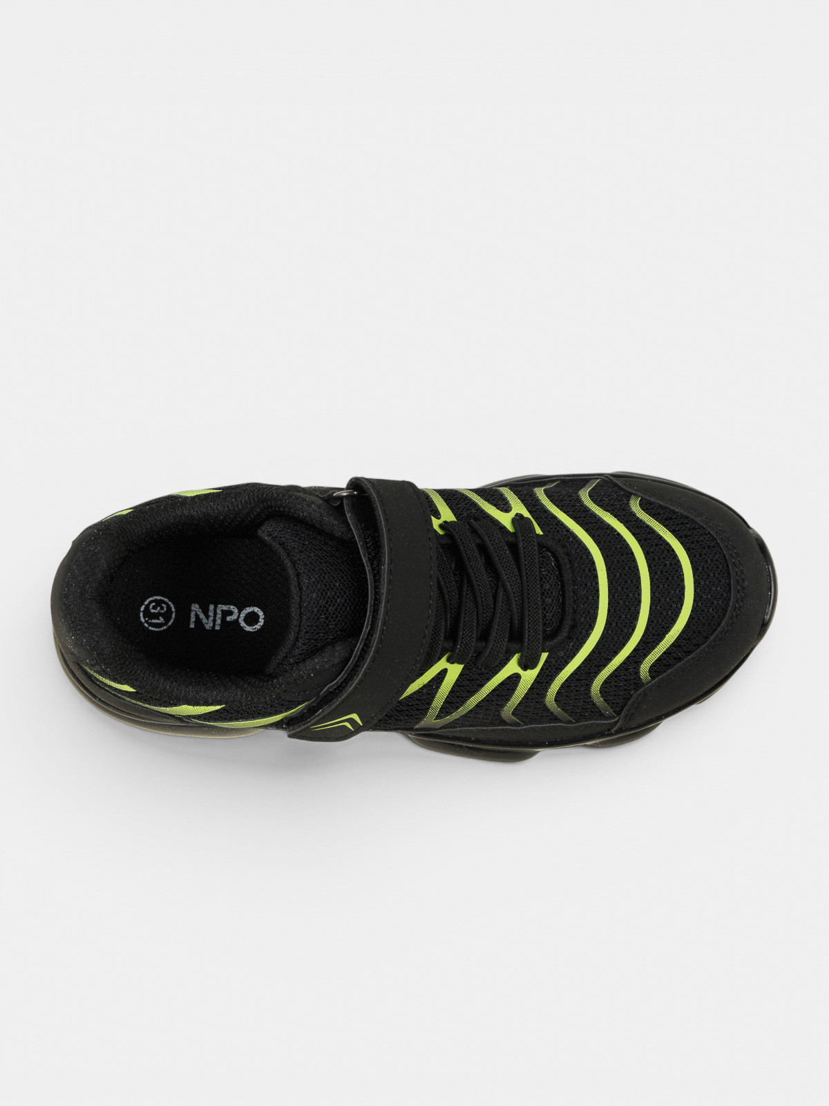 Baskets noires et jaunes garçon (31-39) Baskets noires et jaunes garçon (31-39)