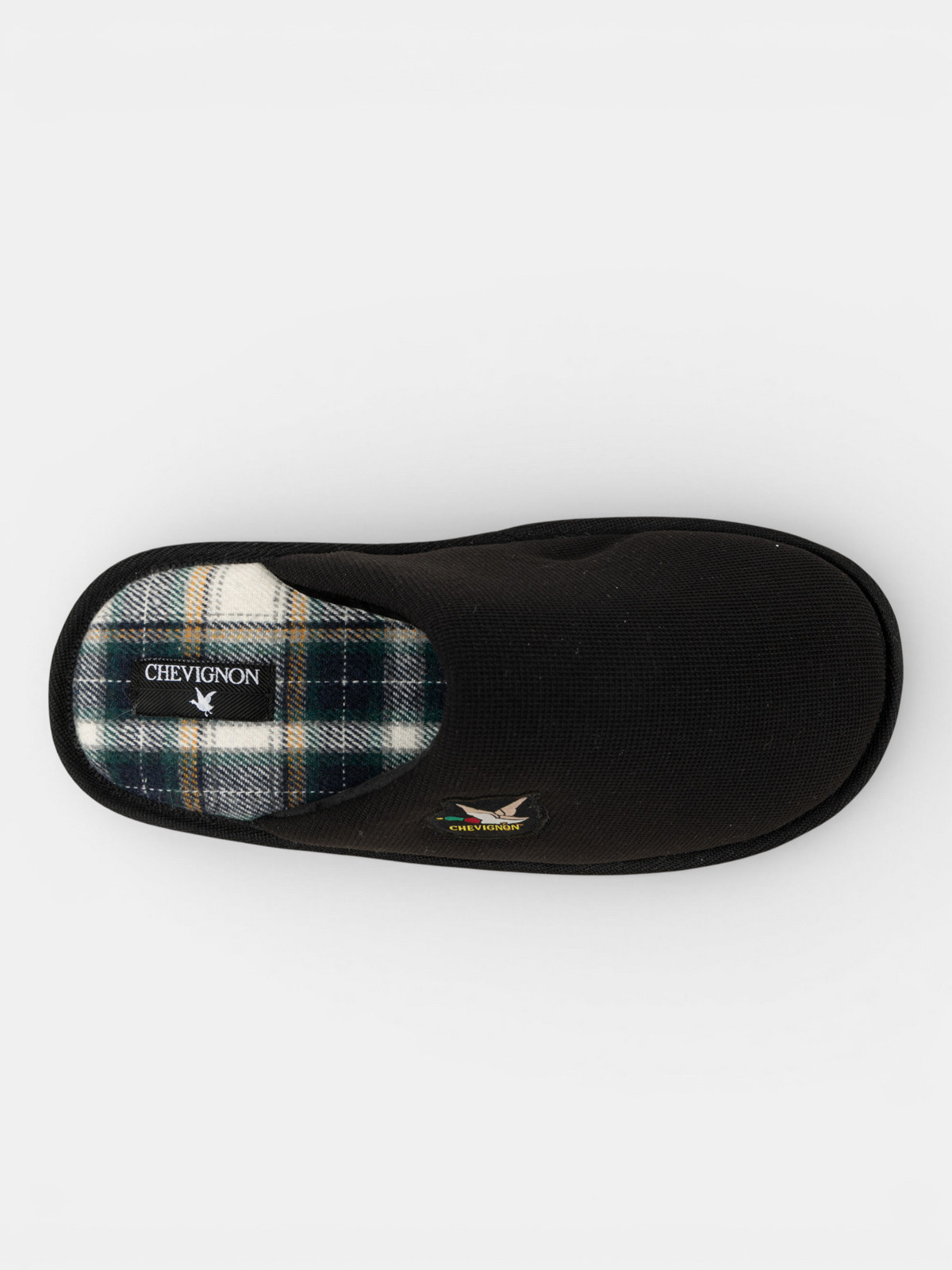 Chausson noir Chevignon homme (40-46) Chausson noir Chevignon homme (40-46)