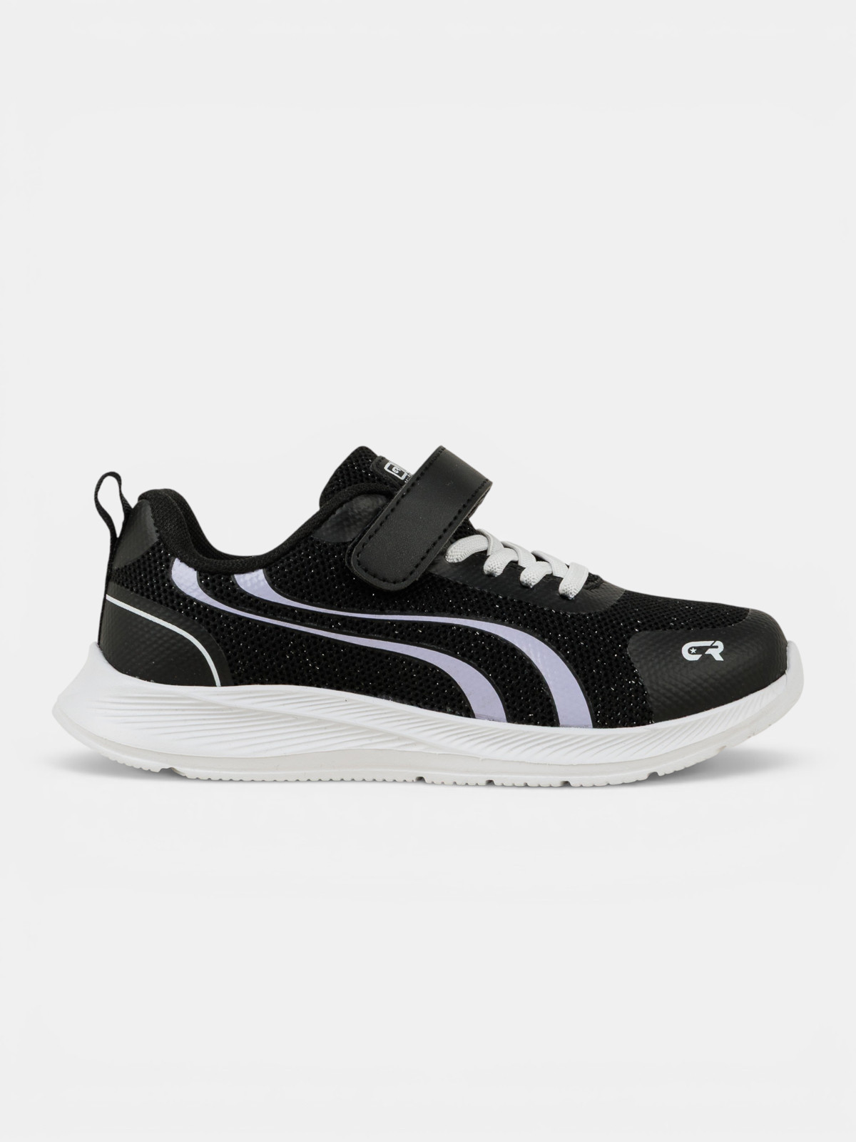 Baskets sport coloris noir fille (31-35) Baskets sport coloris noir fille (31-35)
