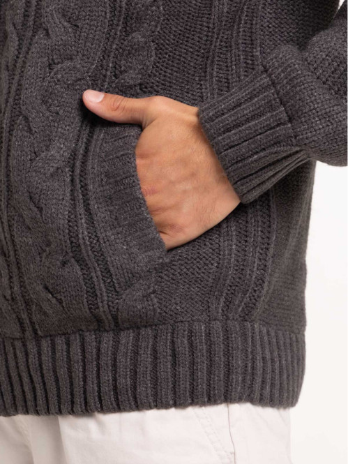 Gilet zippé doublé sherpa homme Gilet zippé doublé sherpa homme