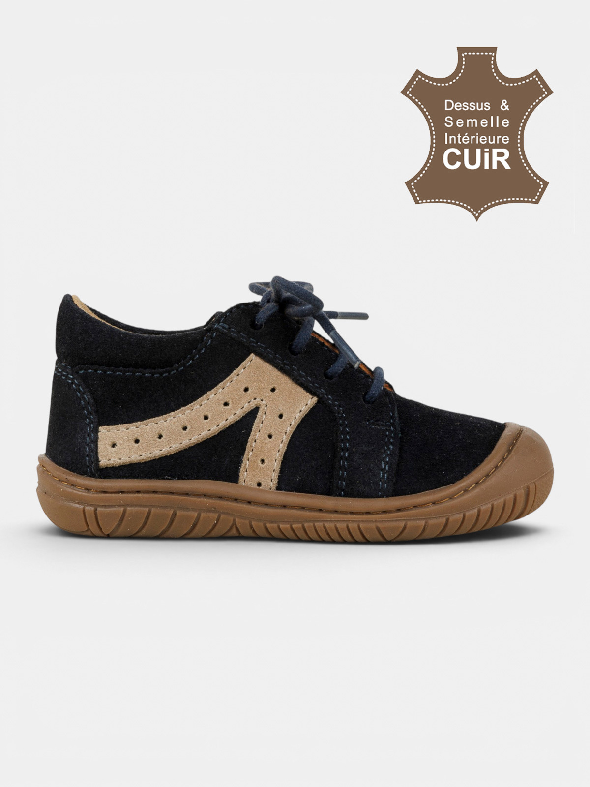Bottillon à lacet navy garçon (19-23) Bottillon à lacet navy garçon (19-23)