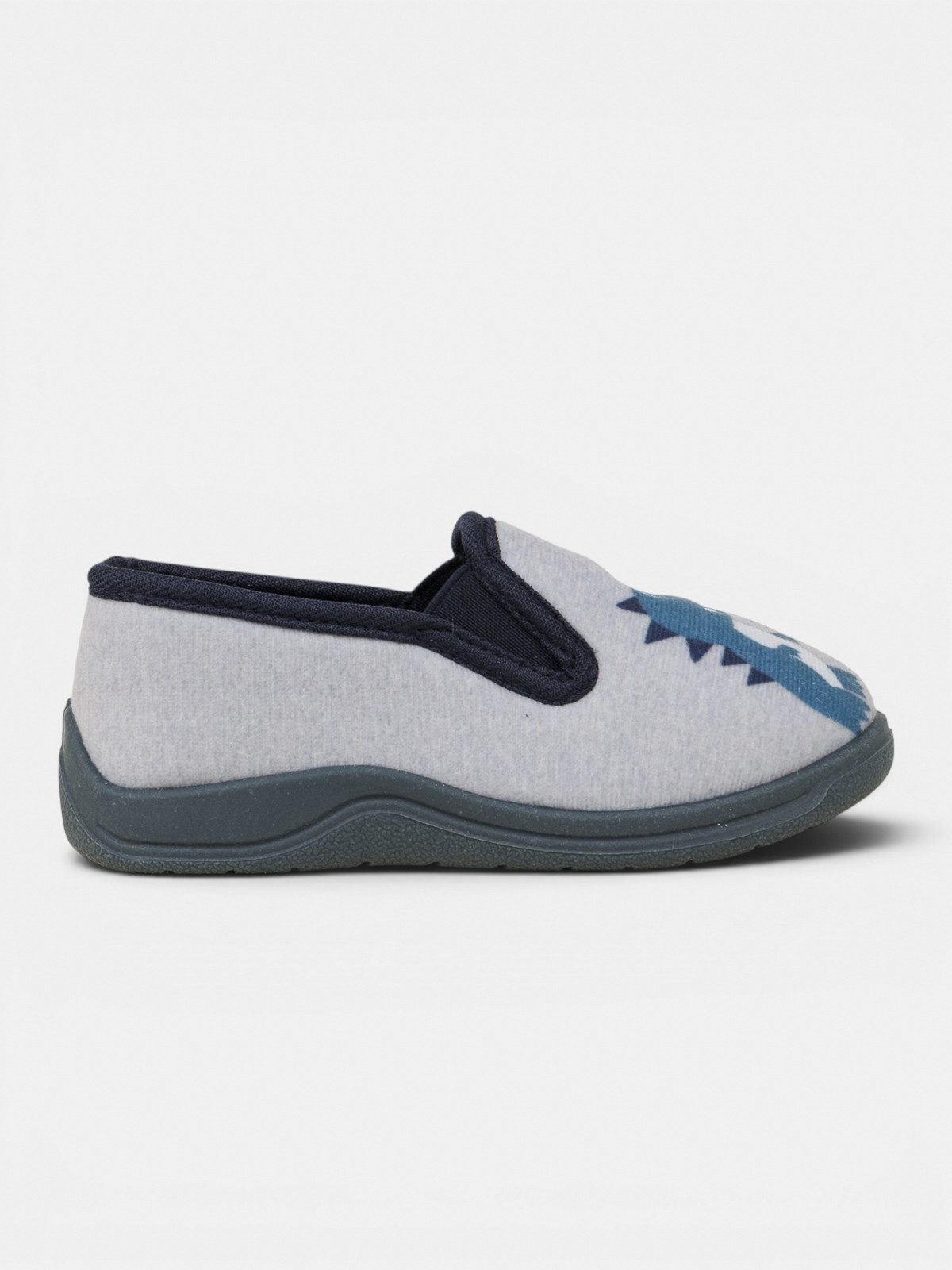 Chaussons gris dinosaure garçon (24-30)