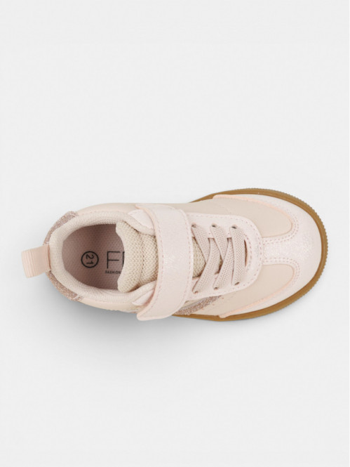 Basket rose paillette fille...