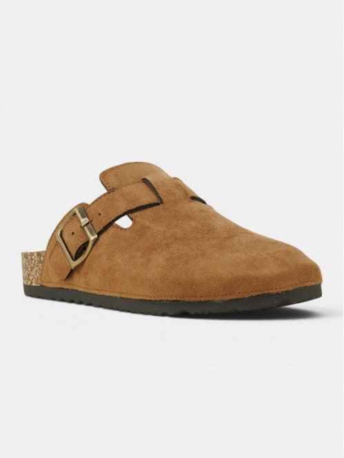 Chausson sabot homme camel...