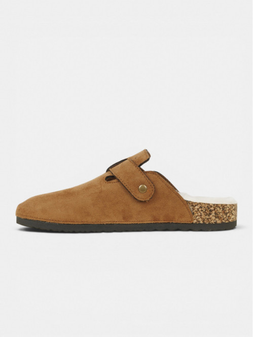 Chausson sabot homme camel...