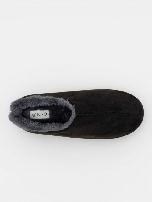 Chaussons fourrés noirs...