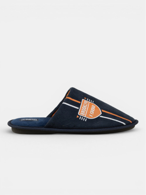 Chausson imprimé navy homme...