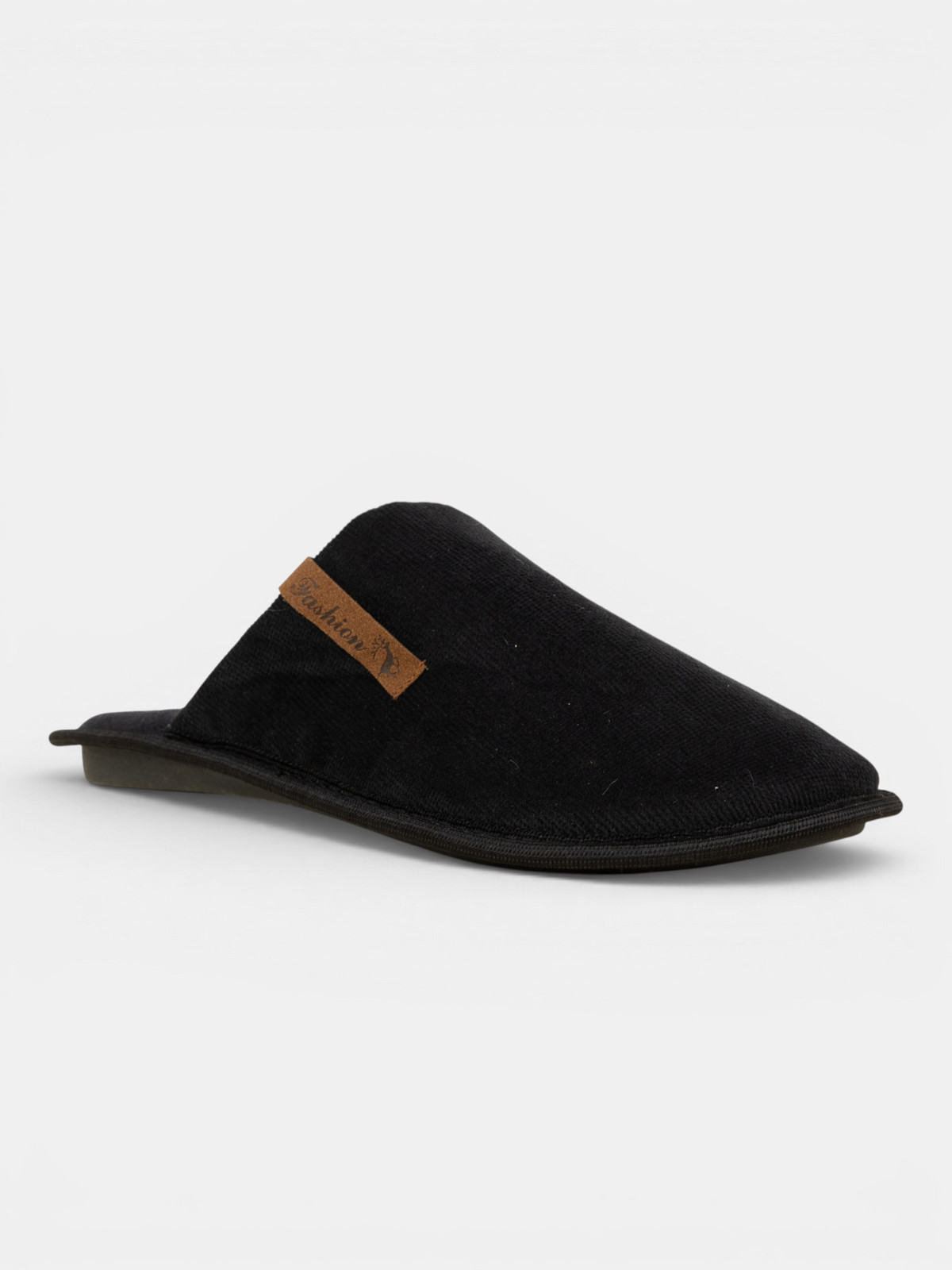 Chausson mule noir homme (41-46) Chausson mule noir homme (41-46)