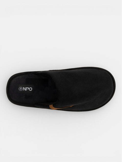 Chausson mule noir homme...
