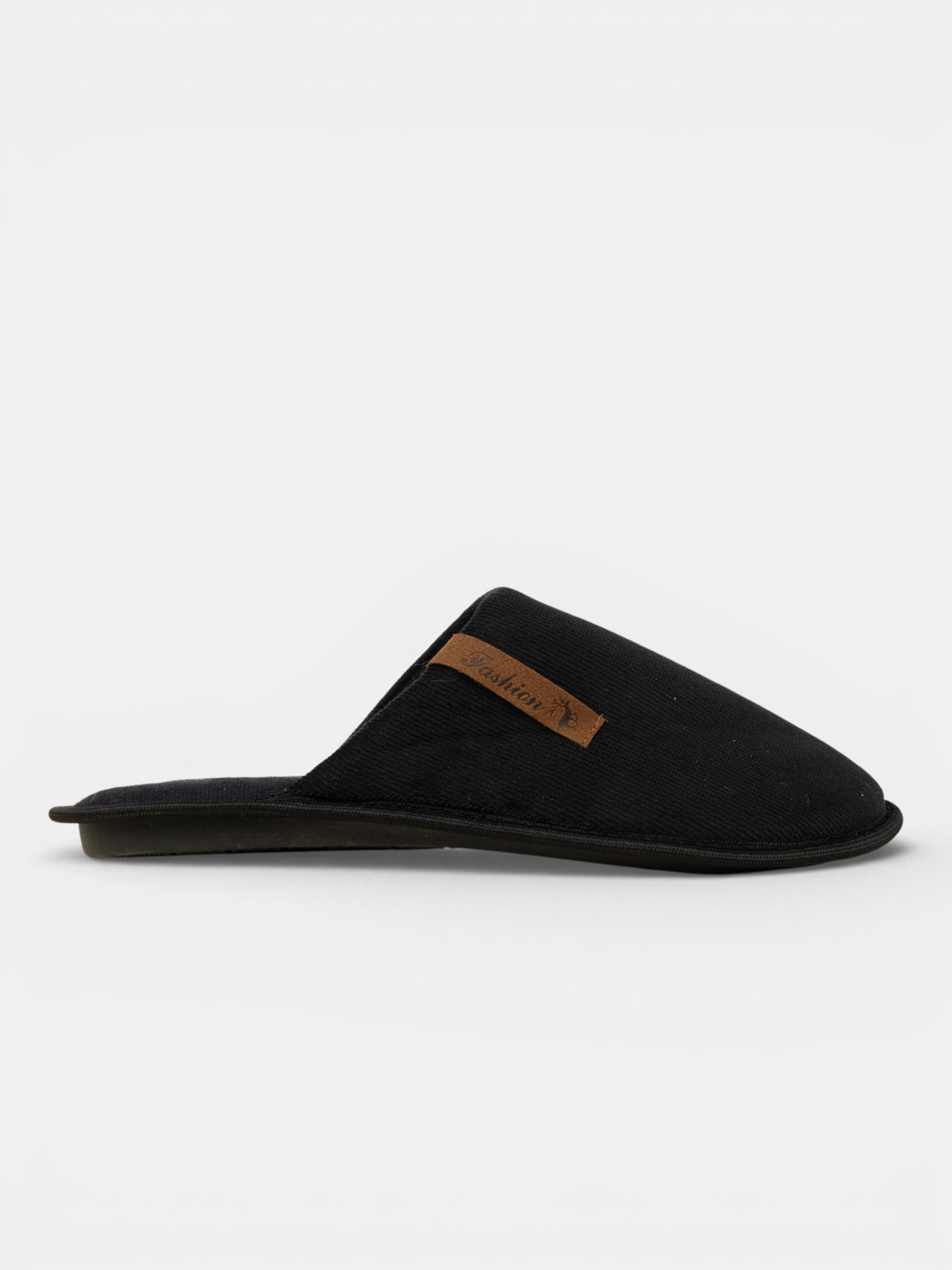 Chausson mule noir homme (41-46) Chausson mule noir homme (41-46)