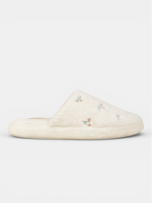 Chaussons cerises brodées...