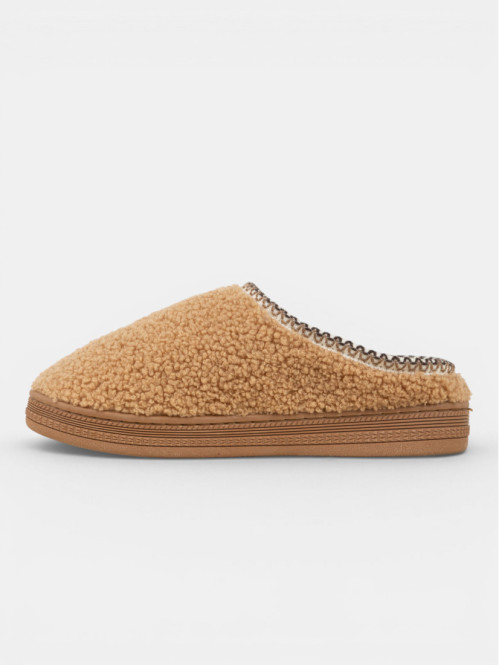 Chaussons tout doux camel...