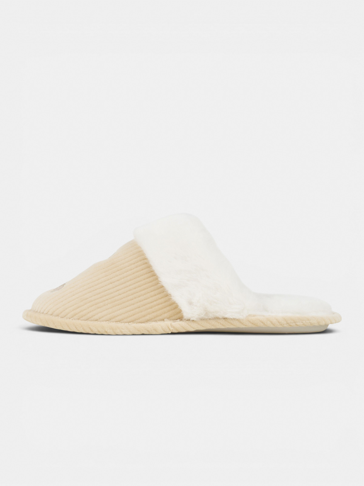 Chausson beige ourson femme (36-41)