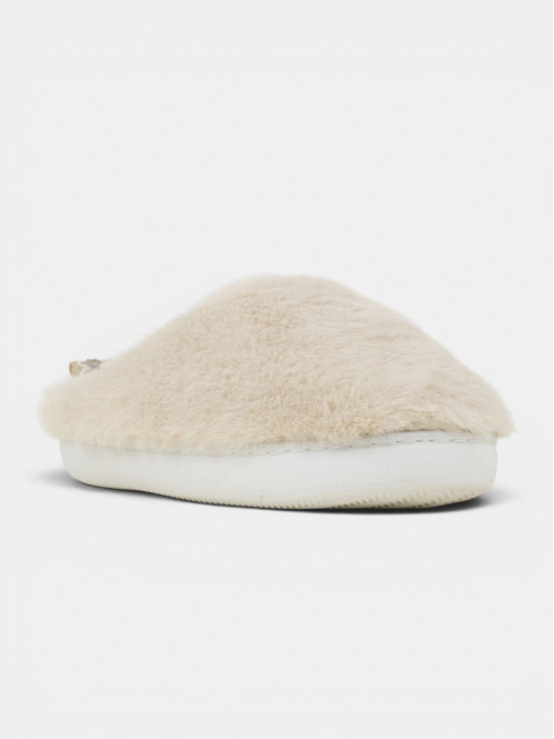 Chaussons tout doux beige...