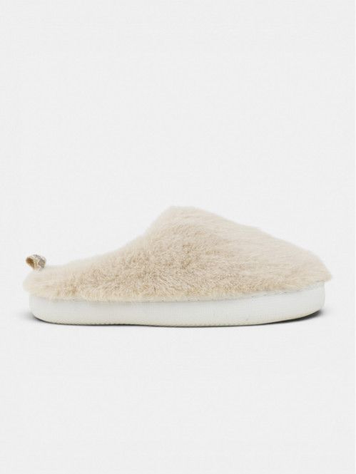 Chaussons tout doux beige...