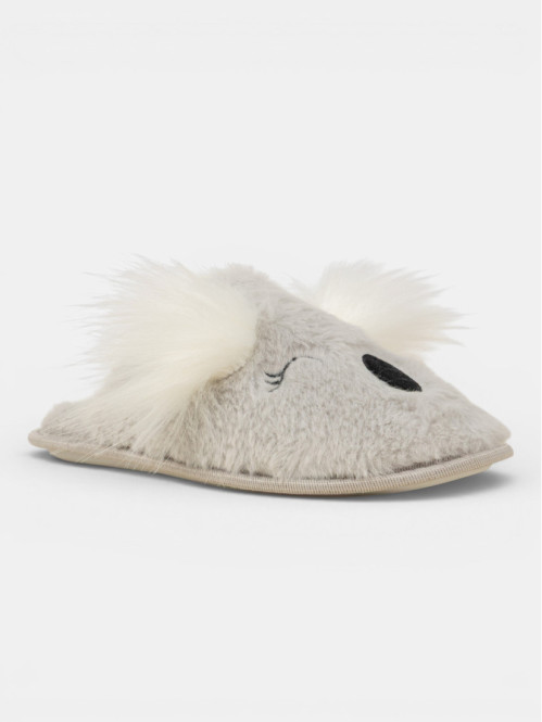 Chausson gris koala femme...