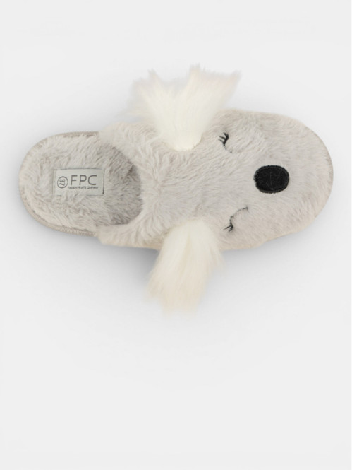 Chausson gris koala femme...
