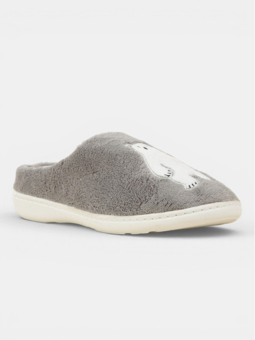 Chausson gris ours polaire...
