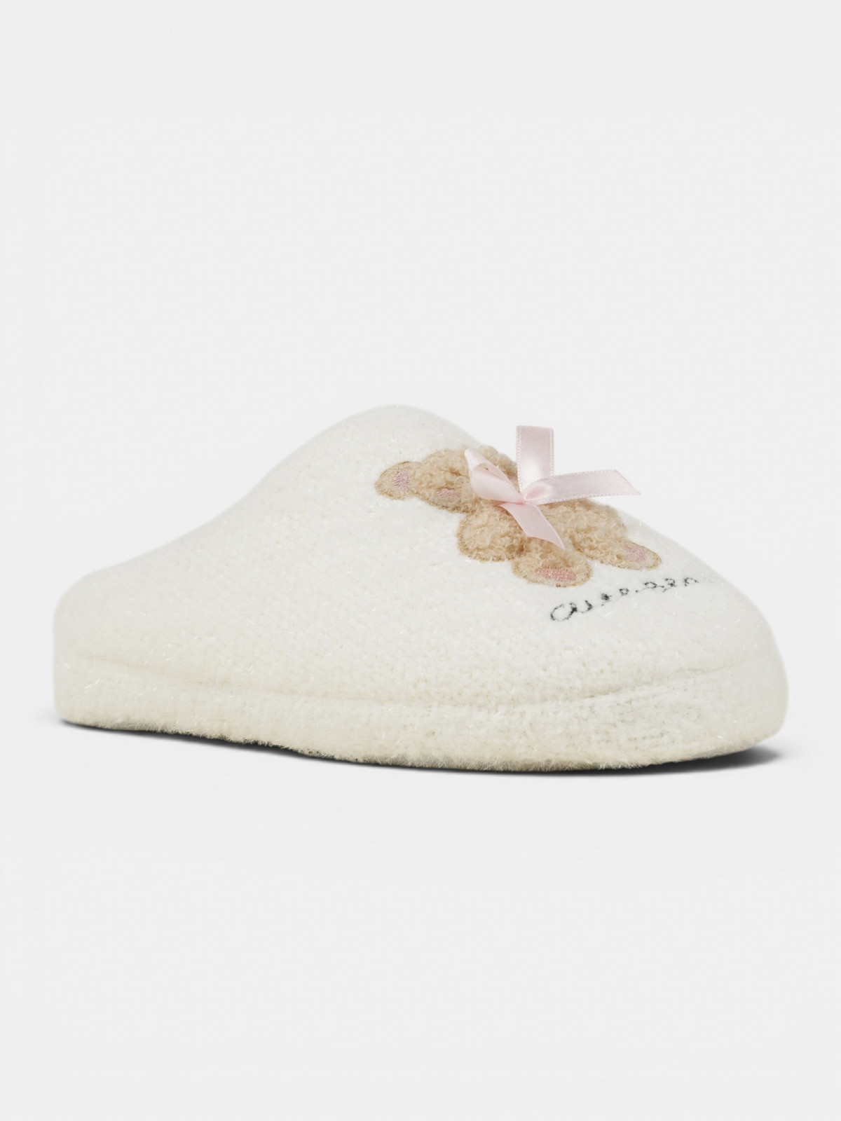 Chausson blanc ourson femme (36-41) Chausson blanc ourson femme (36-41)