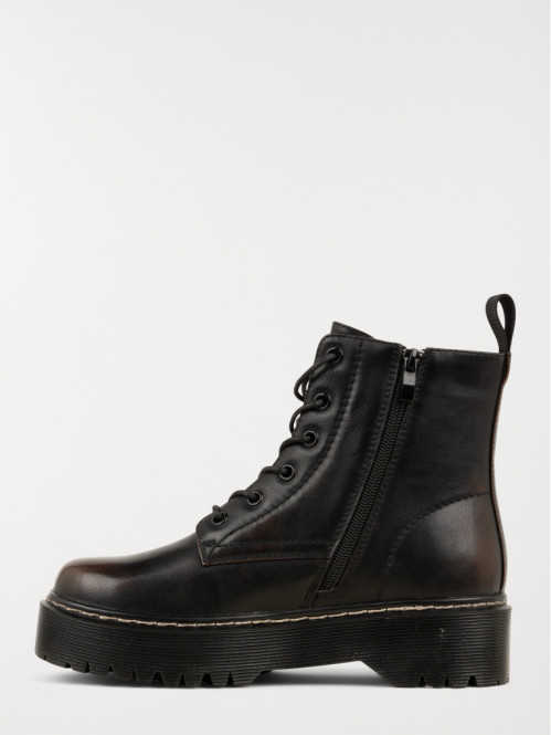 Bottines à lacets noires femme (36-41)