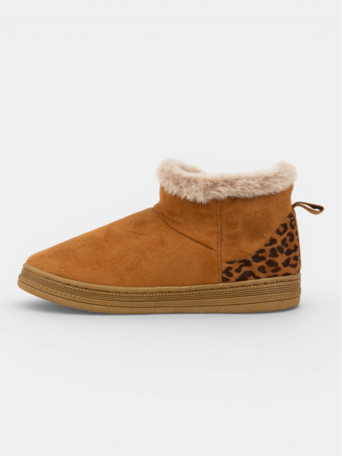 Chausson botte léopard...