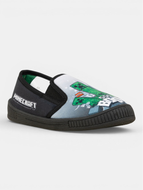 Chausson gris Minecraft...