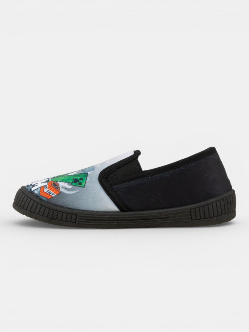 Chausson gris Minecraft...