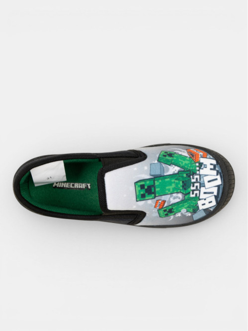 Chausson gris Minecraft...