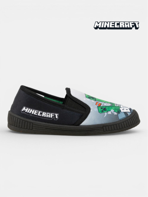 Chausson gris Minecraft...