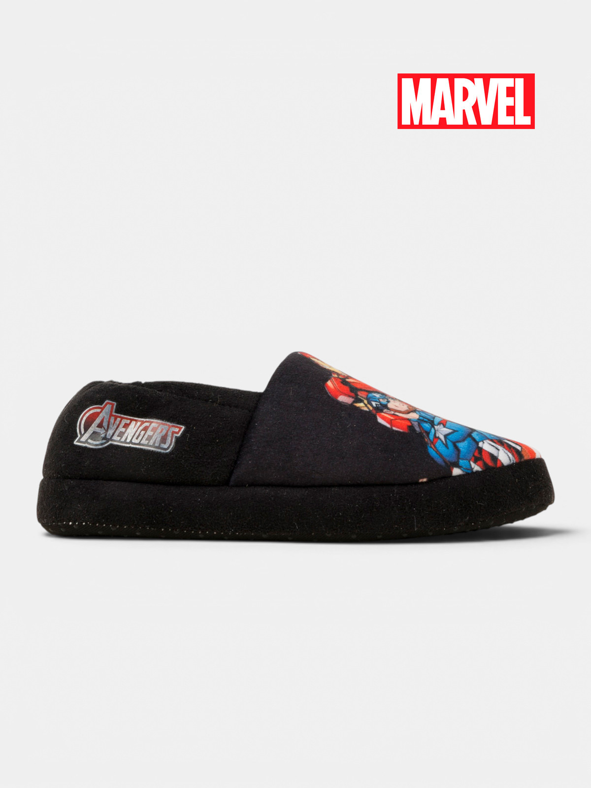Chausson noir Avengers garçon 31-36)